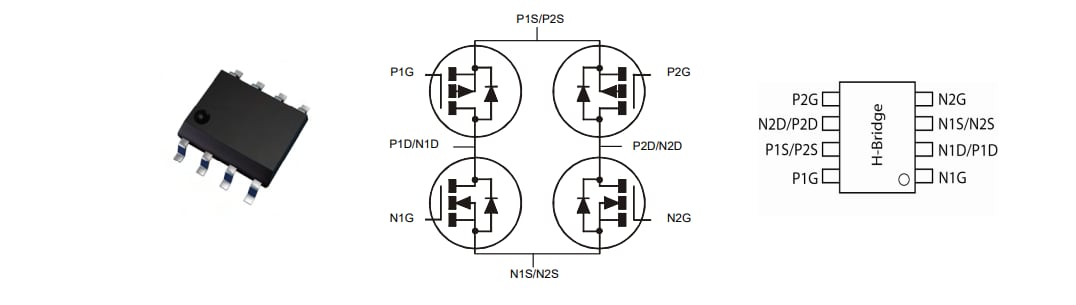 Diodes Incorporated ZXMH MOSFET H-Bridges